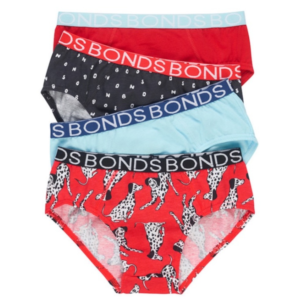 Bonds Boys Brief 4 Pack